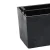 botle Komplet cvetlični lonec z učinkom betona + ročaj 19 x 56 x 19,5 cm črna