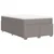Vidaxl Box spring postelja z vzmetnico taupe 120x190 cm blago