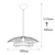 Opviq Tel 6501 Luster, Braon