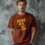 Camiseta Majica sa štampanim printom Cam 481, Muška, Terakota