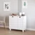 Hanah Home višenamenski ormarić Leno 20679, 90 cm, Derin Sepet / beli