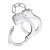 Blush Temptasia Beginner Cuffs Silver