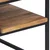 Stolić za kavu 90 x 50 x 39 cm od masivne obnovljene tikovine