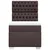 Vidaxl Box spring postelja z vzmetnico temno rjav 90x190 cm blago