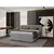 Boxspring Krevet Elodie 180/200 cm , srebrna