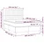 Vidaxl Box spring postelja z vzmetnico temno rjav 140x190 cm blago