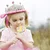 Great Pretenders Kostim za devojčice Princezina tiara Mašna, Roze