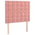 Vidaxl Box spring postelja z vzmetnico roza 90x190 cm žamet
