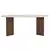 HANAH HOME Trpezarijski sto Sablin Travertine Milano Orah
