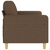 vidaXL Trosed rjav 180 cm blago