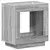 Bocni stol Siva sonoma 60 x 40 x 65 cm Konstruirano drvo