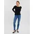 VERO MODA Majica Gold Needle, črna