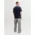 Jack & Jones Majica Ejeff Logo 12288536 Mornarsko modra Regular Fit