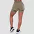 GymBeam Women‘s Pulse Running shorts 2in1 Vetiver