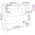 Konzolni stol HAMAR boja meda 90x35x90 cm od masivne borovine