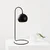 Opviq Yilan NT 121 Stona lampa, Crna