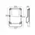 Braytron LED reflektor BRY-FLOOD-PL-100W-SIVI-6500K-IP66