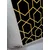 Conceptum Hypnose Tepih CG_66, Pravougaoni, 100x140 cm, Crno-zlatne boje