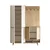 Hanah Home Komplet predsoblja OS1-SW, 147.4x35.5x195.6 cm, Beli