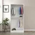 Hanah Home ormar sa reflektujućim staklom Nisa 20636, 90 cm, beli