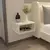 Hanah Home Noćni stočić Dora, 45x21.1x35 cm, Prljavo beli