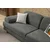 Atelier del Sofa Trosed na razvlačenje Aries, 230 x 85 x 93 cm, Antracit