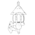 Opviq Spoljna zidna lampa BAP-68184-BSY, 33 cm, IP65, E27, 40W, Crna
