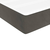 vidaXL Box spring postelja z vzmetnico temno siva 100x200 cm žamet