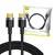 BASEUS HDMI 2.0 4K 60 Hz 3D 18 Gbps 1m kabel - črn