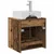 Umivaonik s policom Staro drvo 49,5 x 41 x 62,5 cm