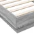 Vidaxl Tlorisna postelja Siva Sonoma 80 x 200 cm Inženirski les
