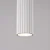 Sollux SL.1535 - Luster na sajli KARBON 1xGU10/10W/230V bela