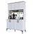 Hanah Home Višenamenska komoda JE176-3291, 120 x40 x187.2 cm, Bela