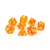 Kockice Chessex - Borealis - Polyhedral - Luminary - Blood Orange & White (7)