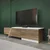 HANAH HOME TV polica Zonas Walnut White