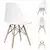 ModernHome Milano Set od četiri stolice bela
