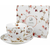 DUO skodelica in krožnik Safa (porcelan, darilna embalaža), 470ml