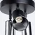 Sollux SL.1369 - Spot svetiljka WINX 3xGU10/10W/230V crna/hrom