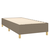 vidaXL Box spring postelja z vzmetnico taupe 80x200 cm blago