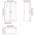 Vidaxl Stenski stekleni omarica LUCCA Dimljen hrast 60 x 31 x 100 cm