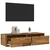 TV ormarići s LED svjetlima 2 kom boja drva 100X35,5x25 cm