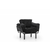 ATELIER DEL SOFA Fotelja Nitta Single Black