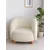 Atelier del Sofa Fotelja Slon 82x77x80cm Bela