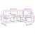 Set vanjskih sofa s jastukom 4 pcs Prirodna i krem