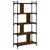 Regal za knjige 5 razina smeđa boja hrasta 76x32x158 cm drveni