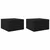 vidaXL Nočna omarica 2 pcs Črni hrast 35 x 35 x 20 cm Konstruiran les