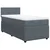 Vidaxl Box spring postelja z vzmetnico temno siva 90x200 cm žamet