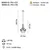 Opviq Luster Grava-P01-CR, O27, 27cm, IP20 Srebrne boje