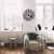 WALLXPERT Dekorativni metalni zidni sat Enzoclock S025 black