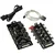 Bitspower Notos RGB PWM ventilator, 120mm, bela, 3-paket